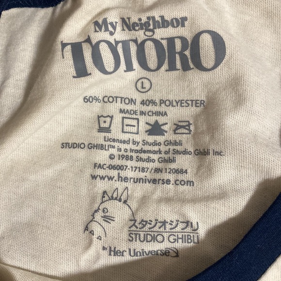 Studio Ghibli My Neighbor Totoro Tee by Her Universe from Hot Topic - Picture 3 of 3